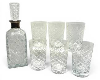 Crystal Decanter Glasses