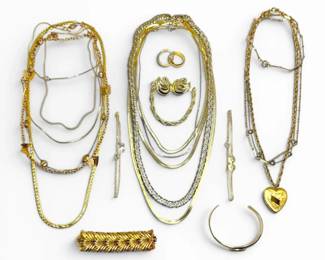 Gold Toned Costume Jewelry