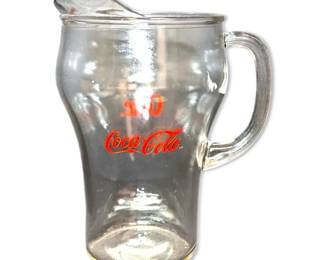 Coca Cola Glass Pitcher
