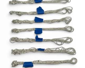 60 Silver Toned Necklace Chains