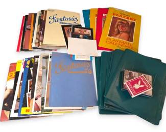1970s Playboy Calendars, Vintage Erotic Magazines, More