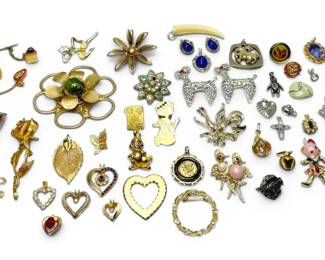 Pins, Pendants, More Costume Jewelry