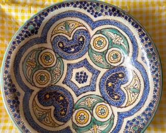 14” pottery bowl 