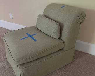 set of 2 slipper chairs - D & D BLDG in NY