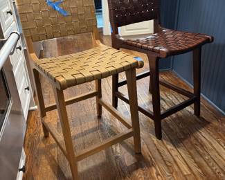 one each color Frontgate counter stools