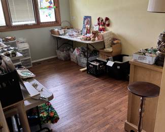 Bedroom -  crewel, bead, plastic canvas & other craft supplies