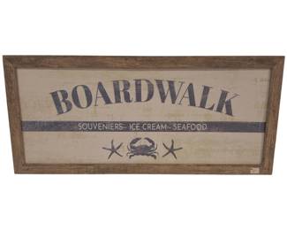 Boardwalk sign