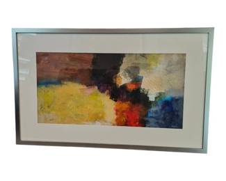 Large Framed abstract