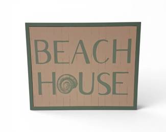 Beach House sign
