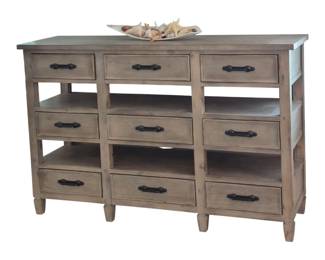 9 piece tv cabinet/console table