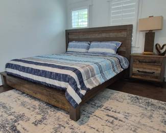 King Size master IDK Direct furniture with Serta Mattress