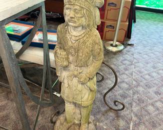 Large Concrete Indian Chief Statue