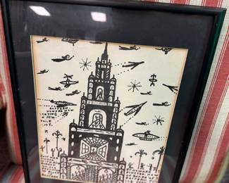 Howard Finster Framed Print