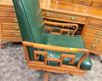 Matching Chinoiserie Executive Chair