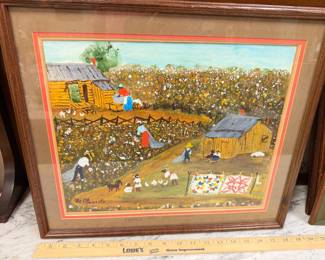Large Original Peti Clements on Paper - Framed & Matted