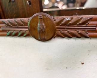 Detail of Coca-Cola badge
