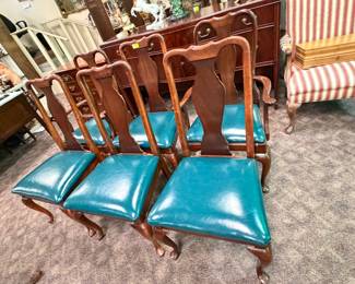 Set 6 Queen Anne Chairs