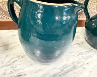 Small Jerry Brown Pottery Pitcher - Unusual Color