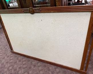 Original large wooden Coca-Cola frame