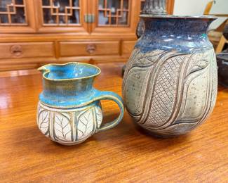 Susan Brown Freeman signed pottery (Alabama)