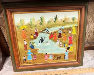 Medium Size Peti Clements Original “Gonna Lay Down My Burdens” 