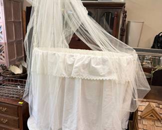 Antique Wrought Iron Bassinet