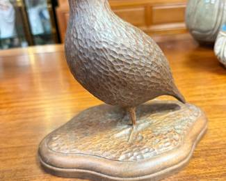 Don Mitchell carved wood bird