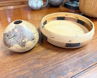 Rusty Patterson turned wood pieces