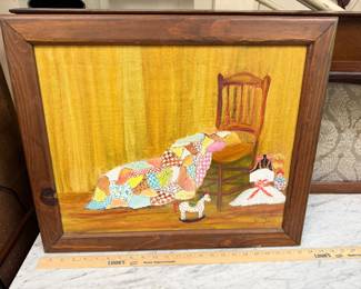 Large Original Peti Clements Painting “December 26, 1983”