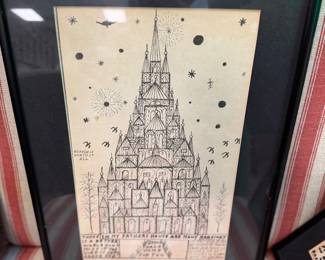 Howard Finster Framed Print