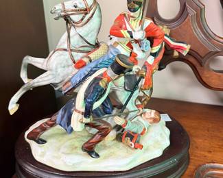 "The Battle of Waterloo 1815" Figural Group by Michael Sutty