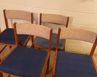 Vintage Dania dining chairs