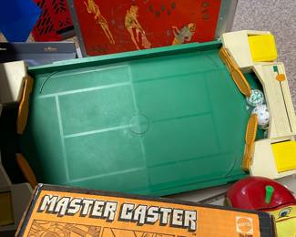 Vintage toys, roller skates