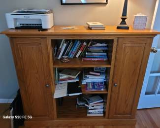Oak wood Entertainment Center
