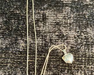 Sterling Silver Heart Locket Necklace