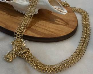 Goldtone Chain Belt