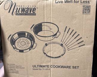 Precision NUWAVE Induction Cookware Set Model 31120-A