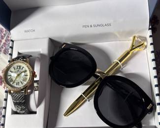 Watch, Pen and Sunglasses Set