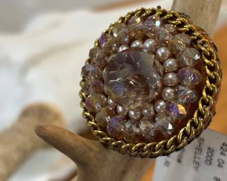 Adjustable Beaded Ring