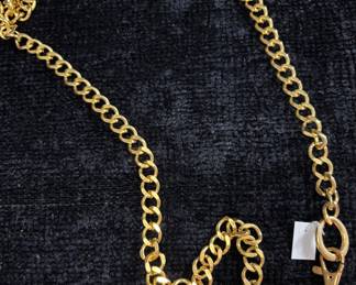 Goldtone Chain Link Belt