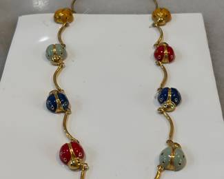 Lady Bug Necklace