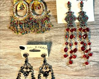 Beaded Dangling Earrings