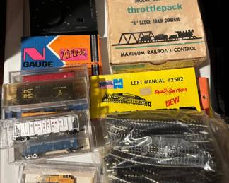 Vintage Train Set with MRC Model 501 “N” Trottlepack Controls