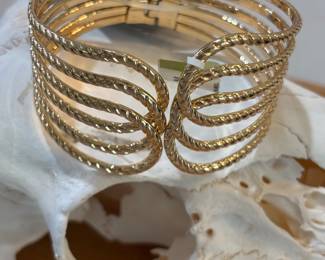 Goldtone Cuff Bracelet