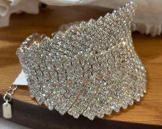 Rhinestone Cuff Bracelet