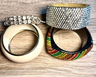 Assorted Rhinestone Costume Bracelets