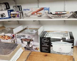 Chafing dishes, never used!