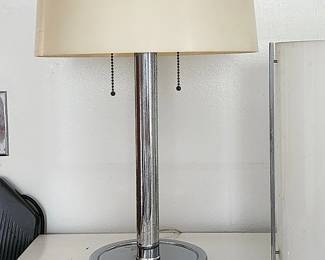 Mid Century Chrome Lamp
