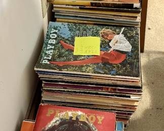 Old Playboys from 1959-1973. Will be sold in bundles by year.