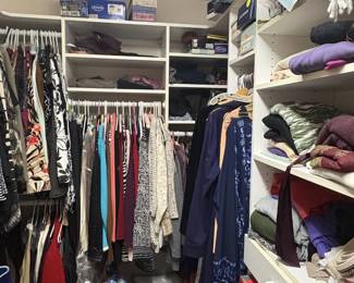 Large Assortment of Women's Clothing (XL-20) Shoes Size 11.